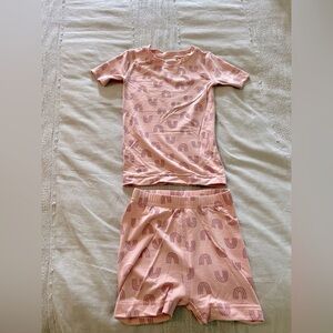 Hanna Andersson HannaSoft Short John Pajama Set size 3